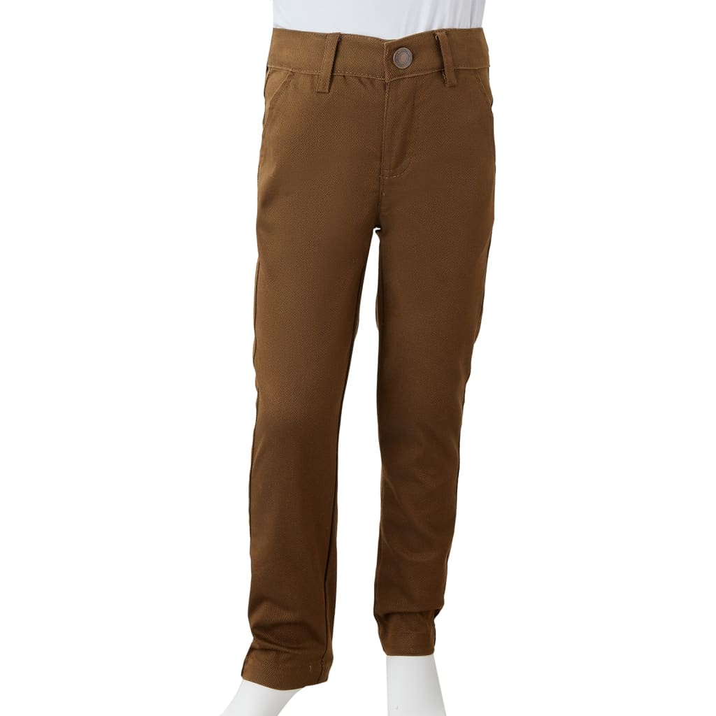 Pantalon enfant cognac 104