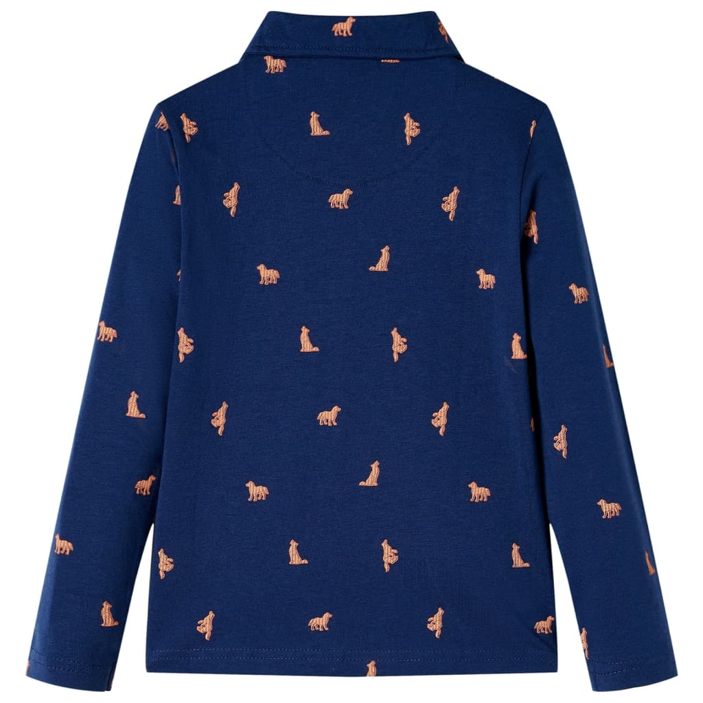 Kids' Shirt Navy Blue 104