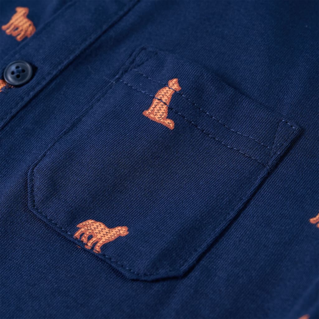 Children's Shirt Navy Blue 116