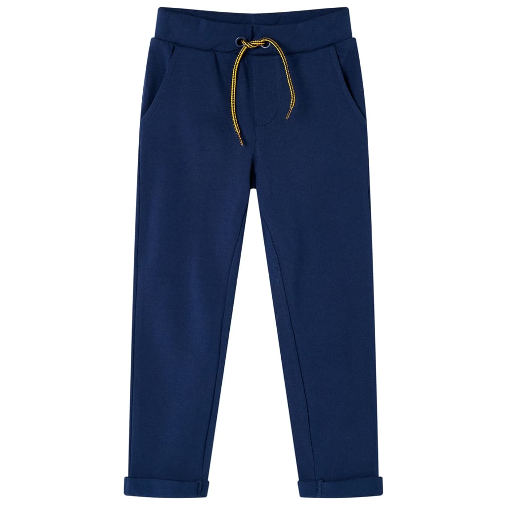 Children's Trousers with Drawstring Navy Blue 92