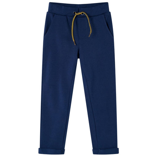 Children's Trousers with Drawstring Navy Blue 92