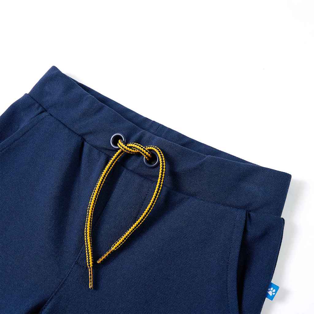 Children's Trousers with Drawstring Navy Blue 92