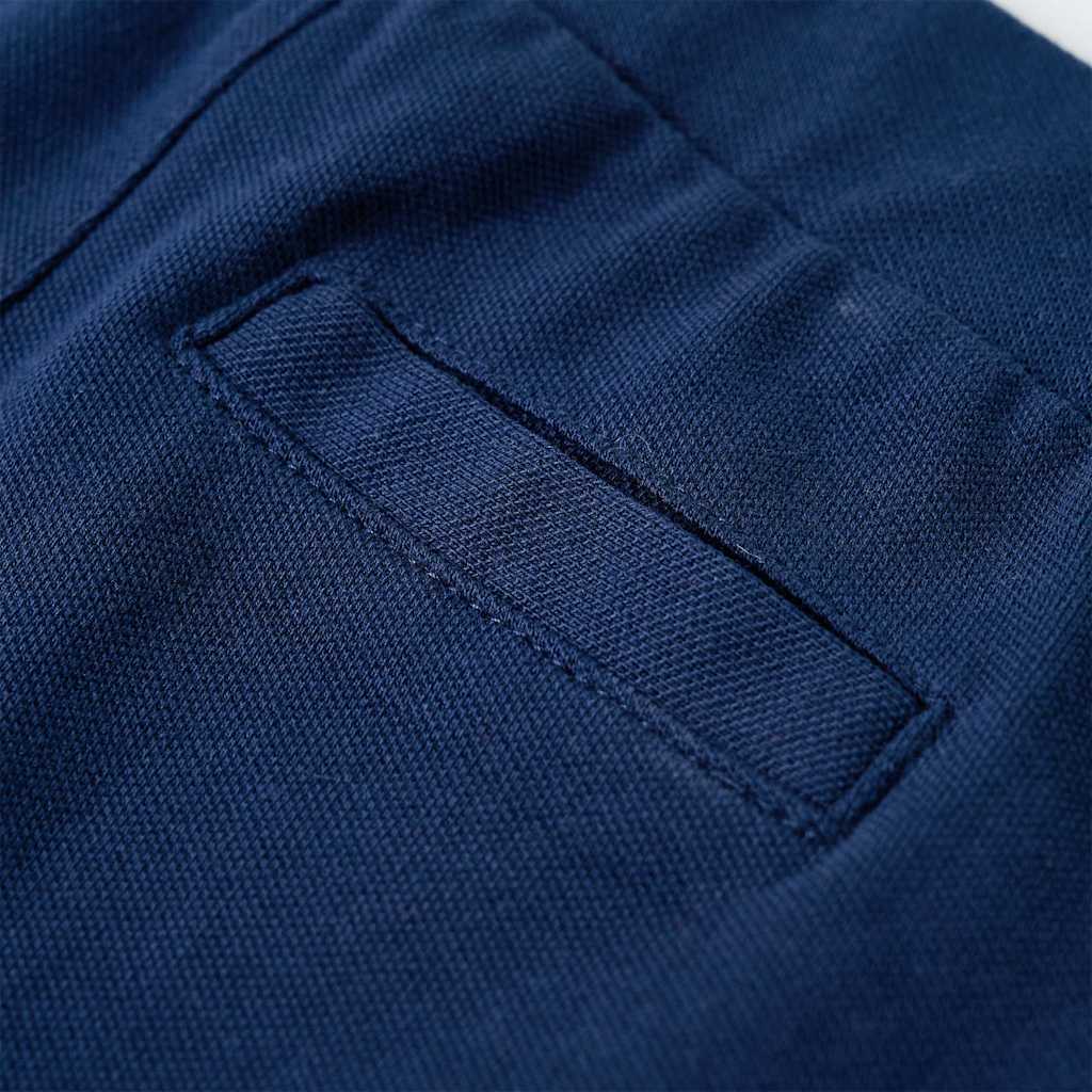 Children's Trousers with Drawstring Navy Blue 92