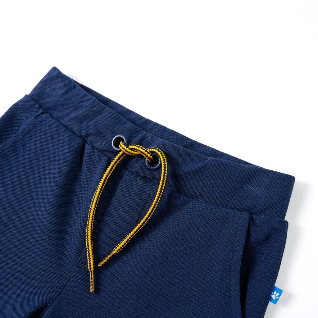 Kinderhose mit Kordelzug Marineblau 104