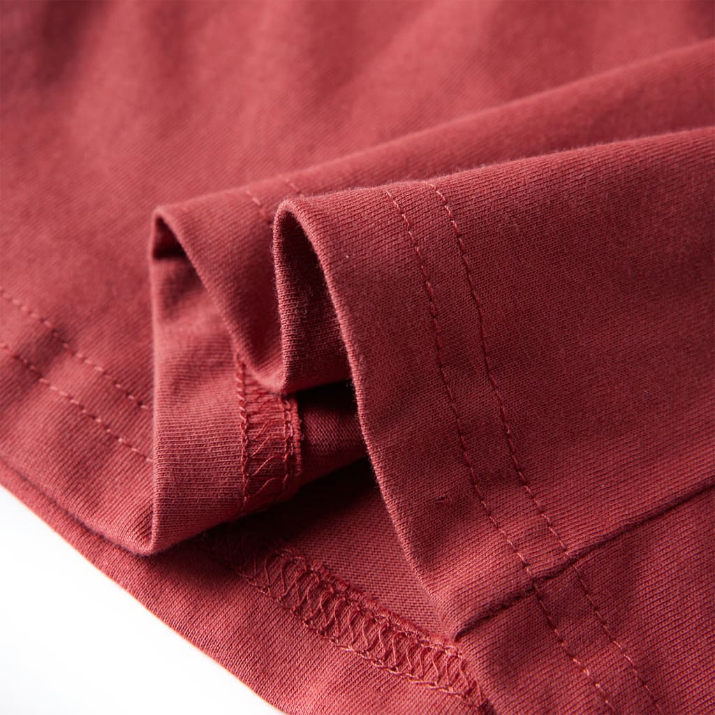 T-shirt manches longues enfant Rouge foncé 116