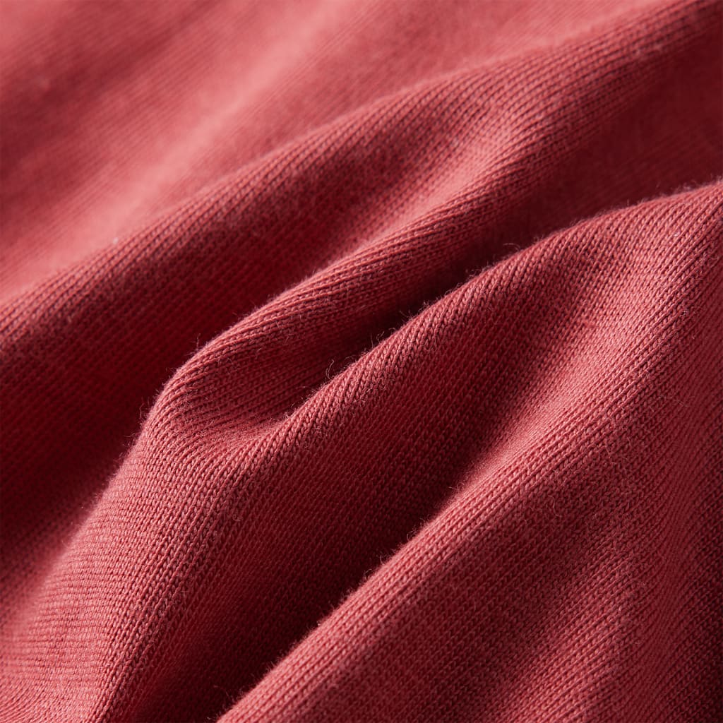 T-shirt manches longues enfant Rouge foncé 140