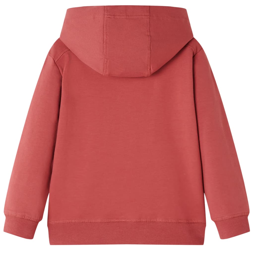 Kids' Hoodie Dark Red 128
