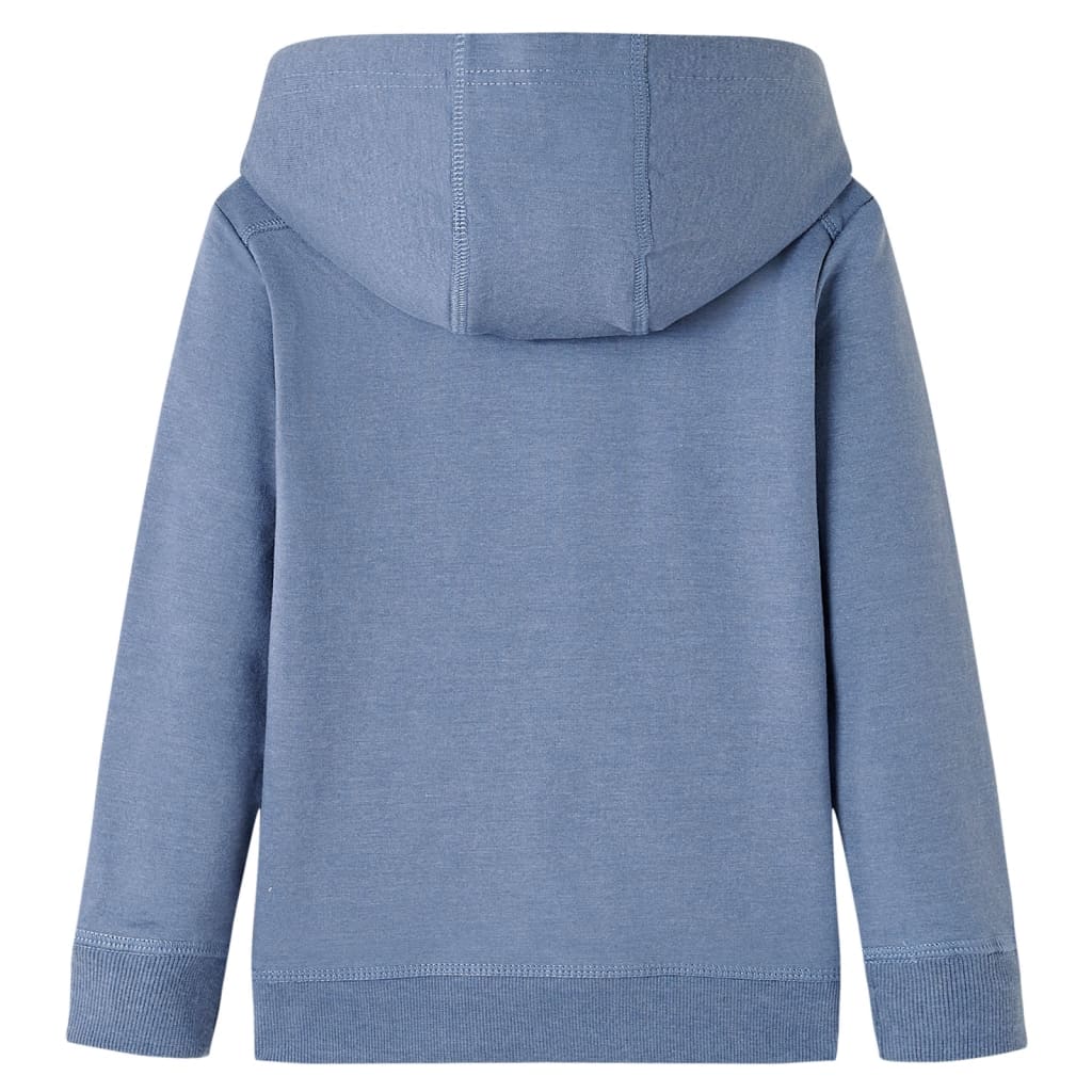 Children's Hoodie Blue Marl 104