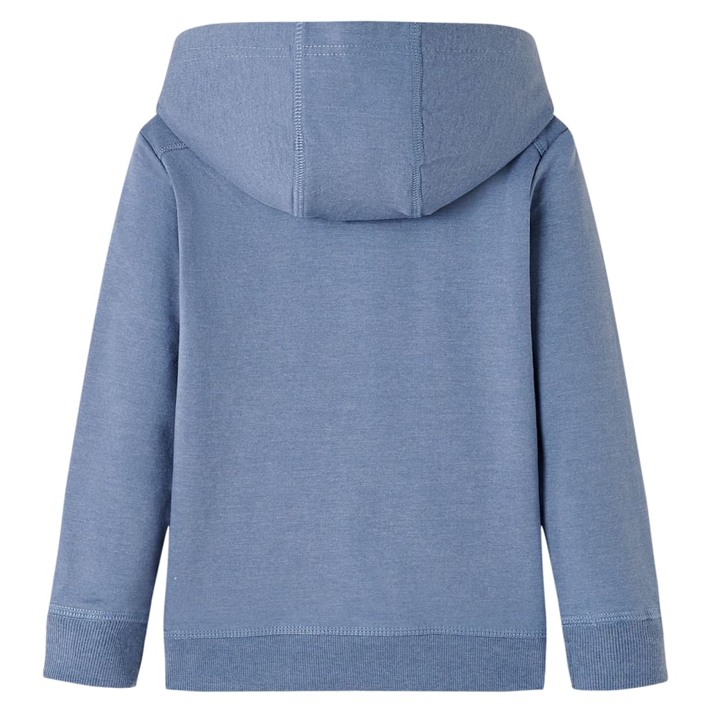 Kids' Hooded Sweatshirt Blue Marl 116
