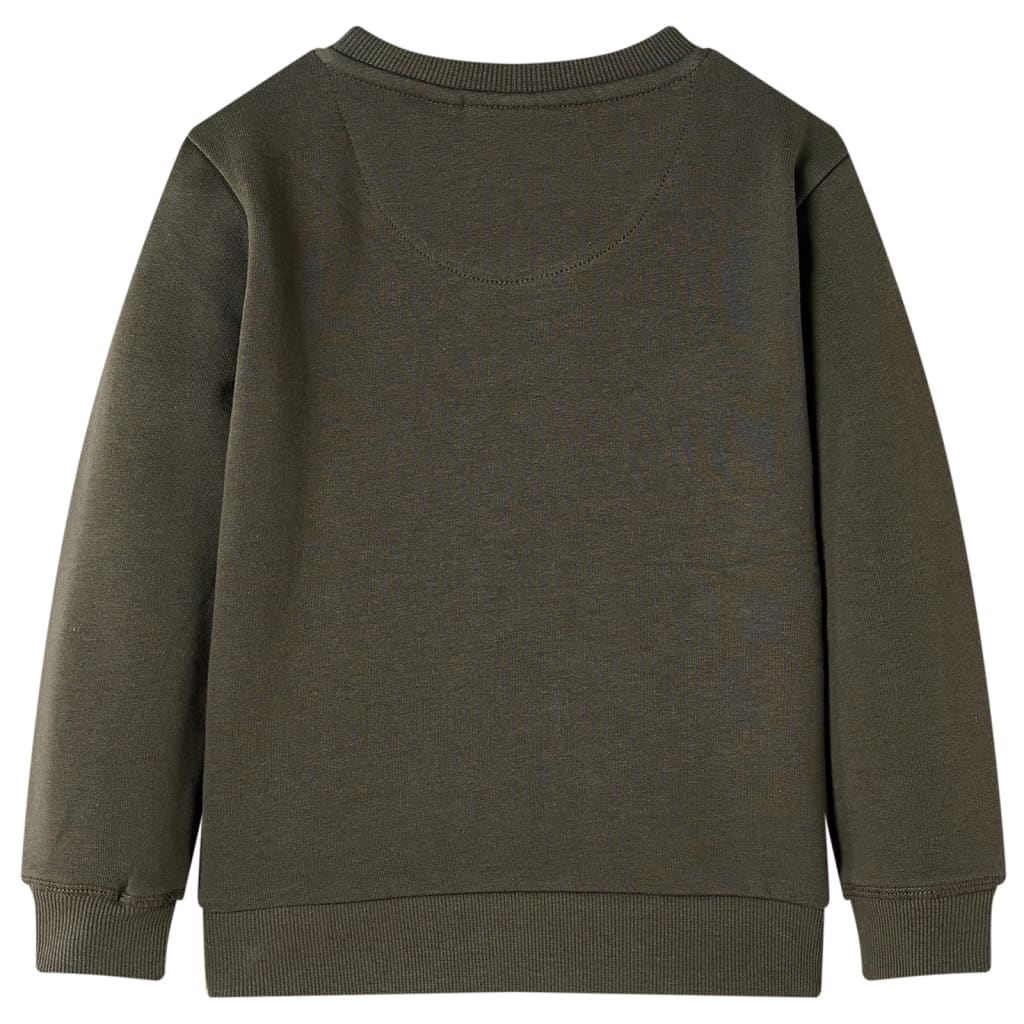 Sweat-shirt enfant kaki 140