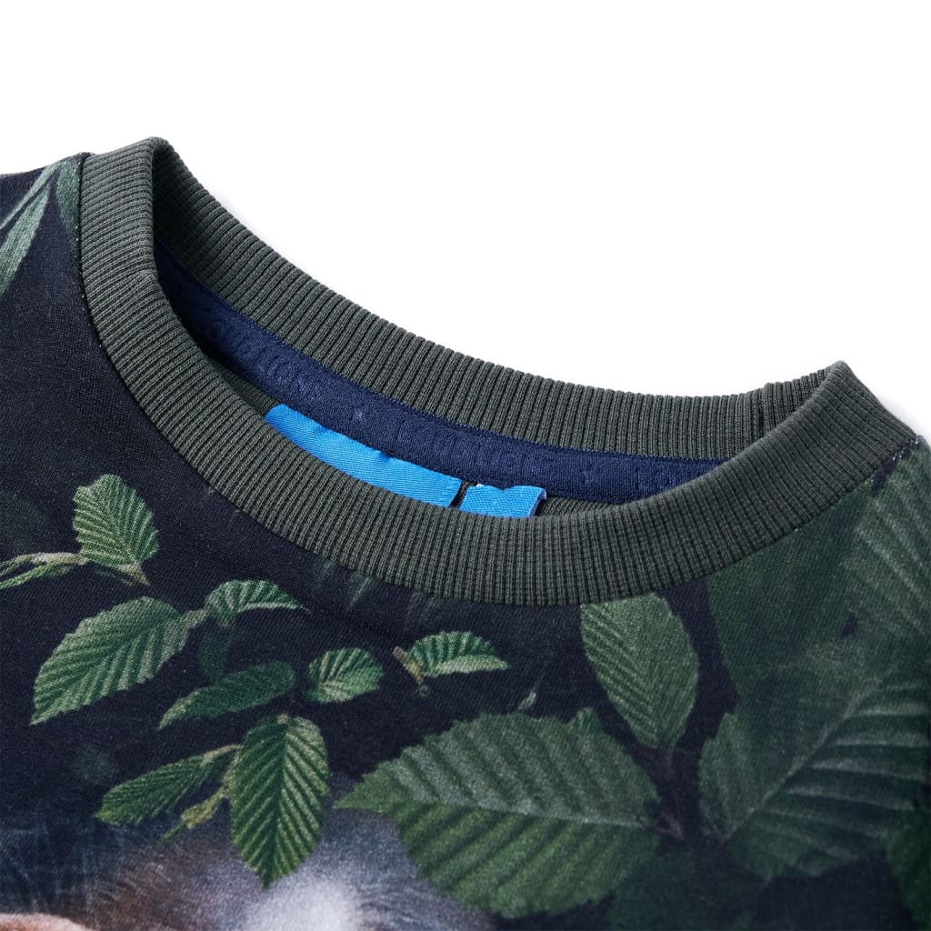 Sweat-shirt Enfant Kaki Foncé 104