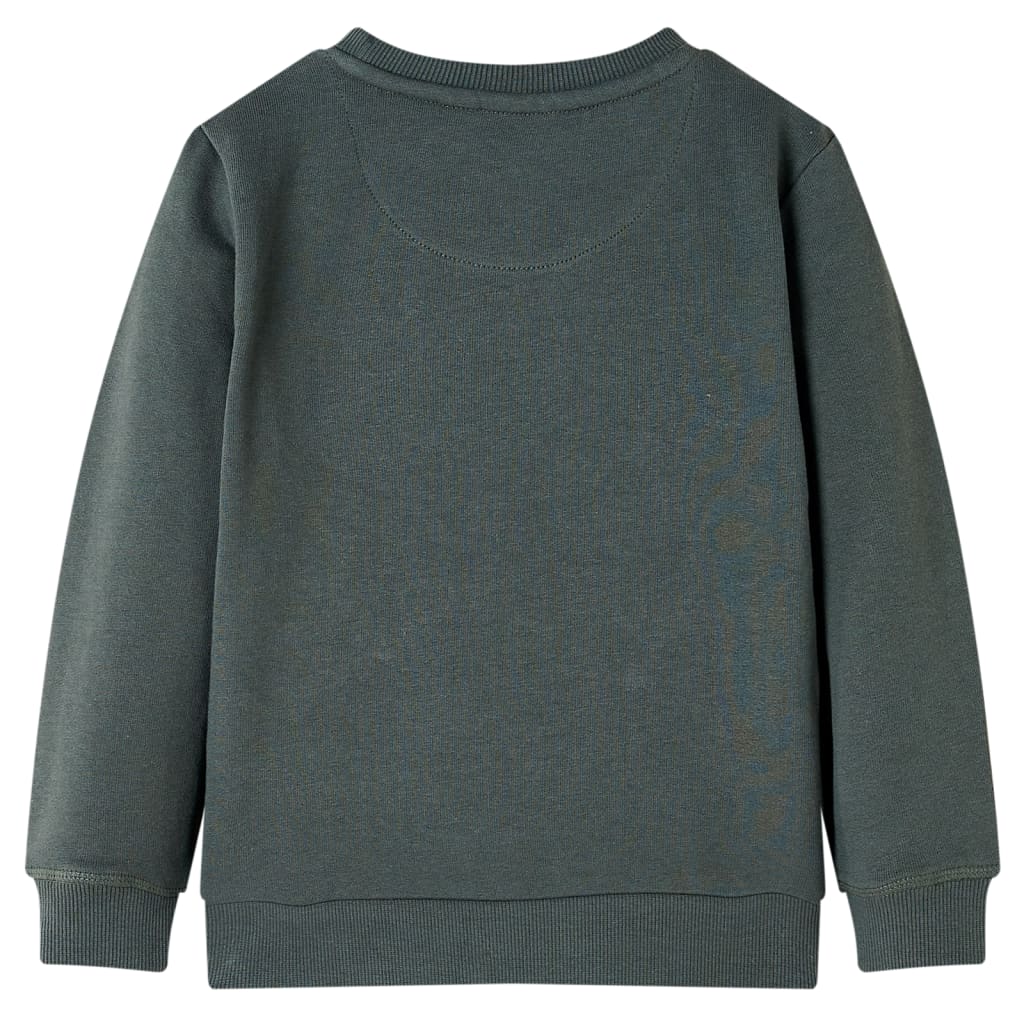 Sweat-shirt Enfant Kaki Foncé 140