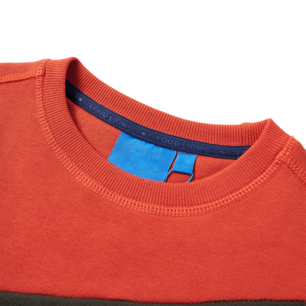 Sweatshirt enfant orange 116