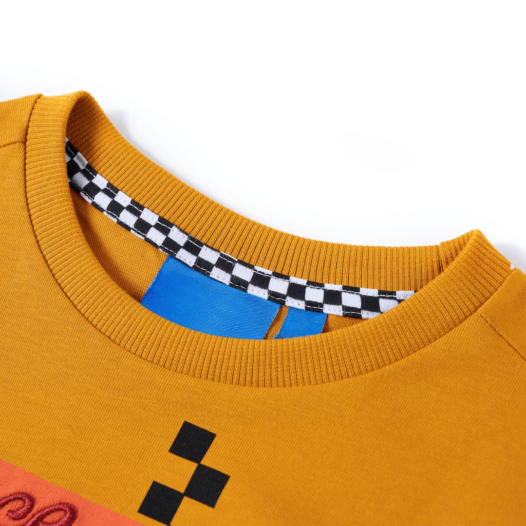 Kids' Long-Sleeve Shirt Ochre 128