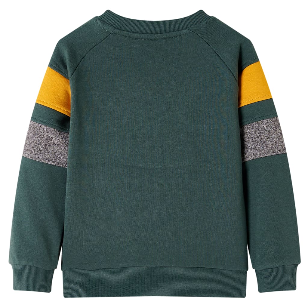 Sweat-shirt enfant vert foncé 116