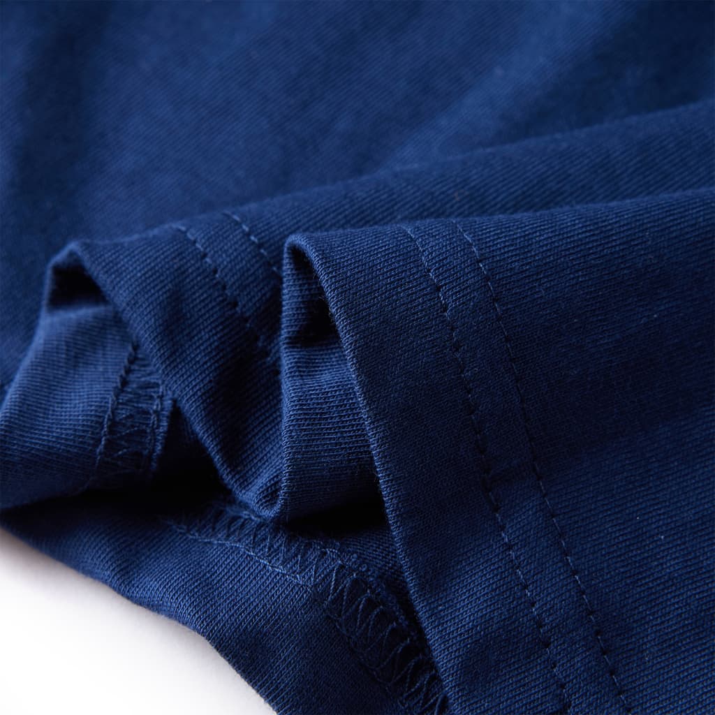 Kids' Long-Sleeved Shirt Navy Blue 92
