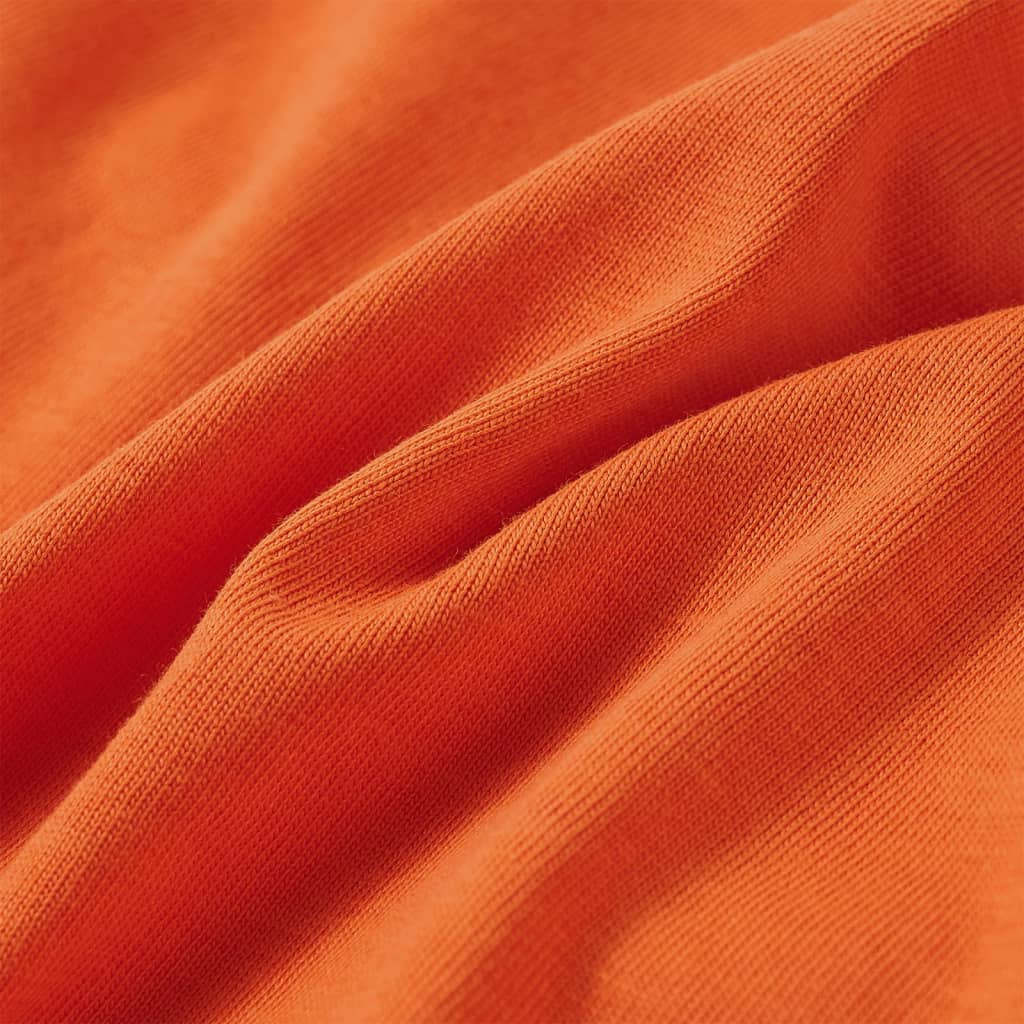 Kids' Long-Sleeve Shirt Dark Orange 104