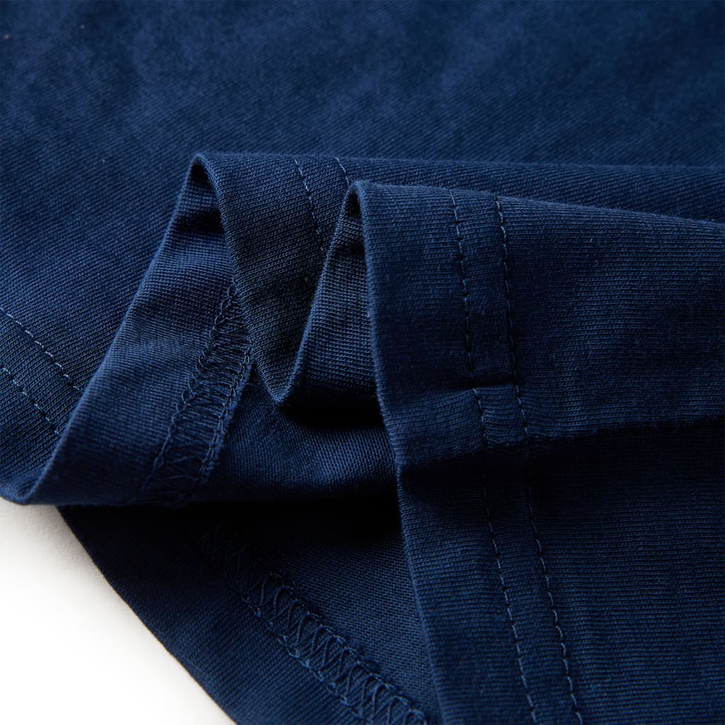 Kids' Long-Sleeved Shirt Navy Blue 92