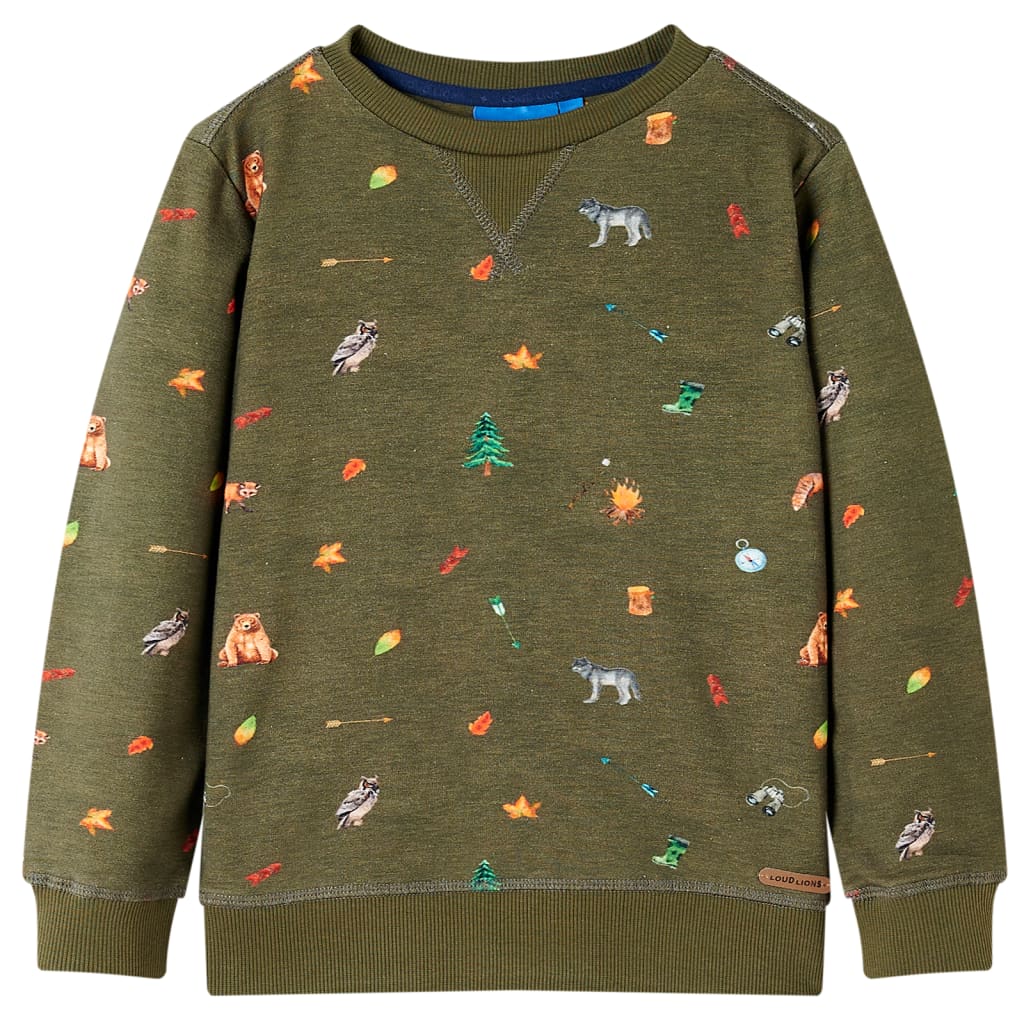 Sweat-shirt enfant Kaki 104