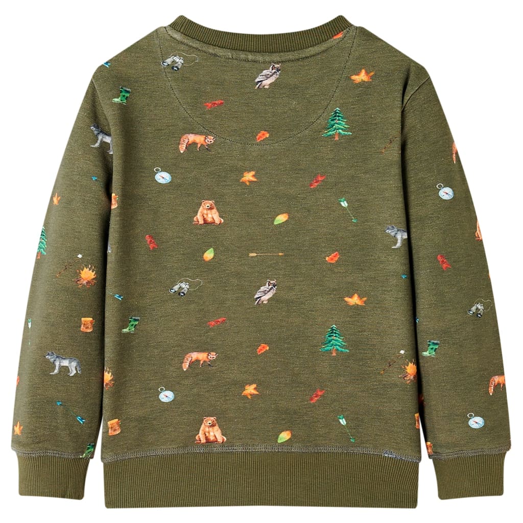 Sweat-shirt enfant Kaki 128