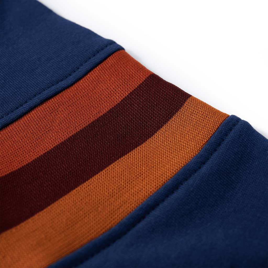 Sweat à capuche enfant bleu marine 116