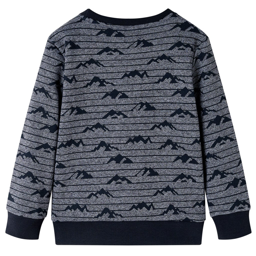 Children's Sweatshirt Navy Melange 128