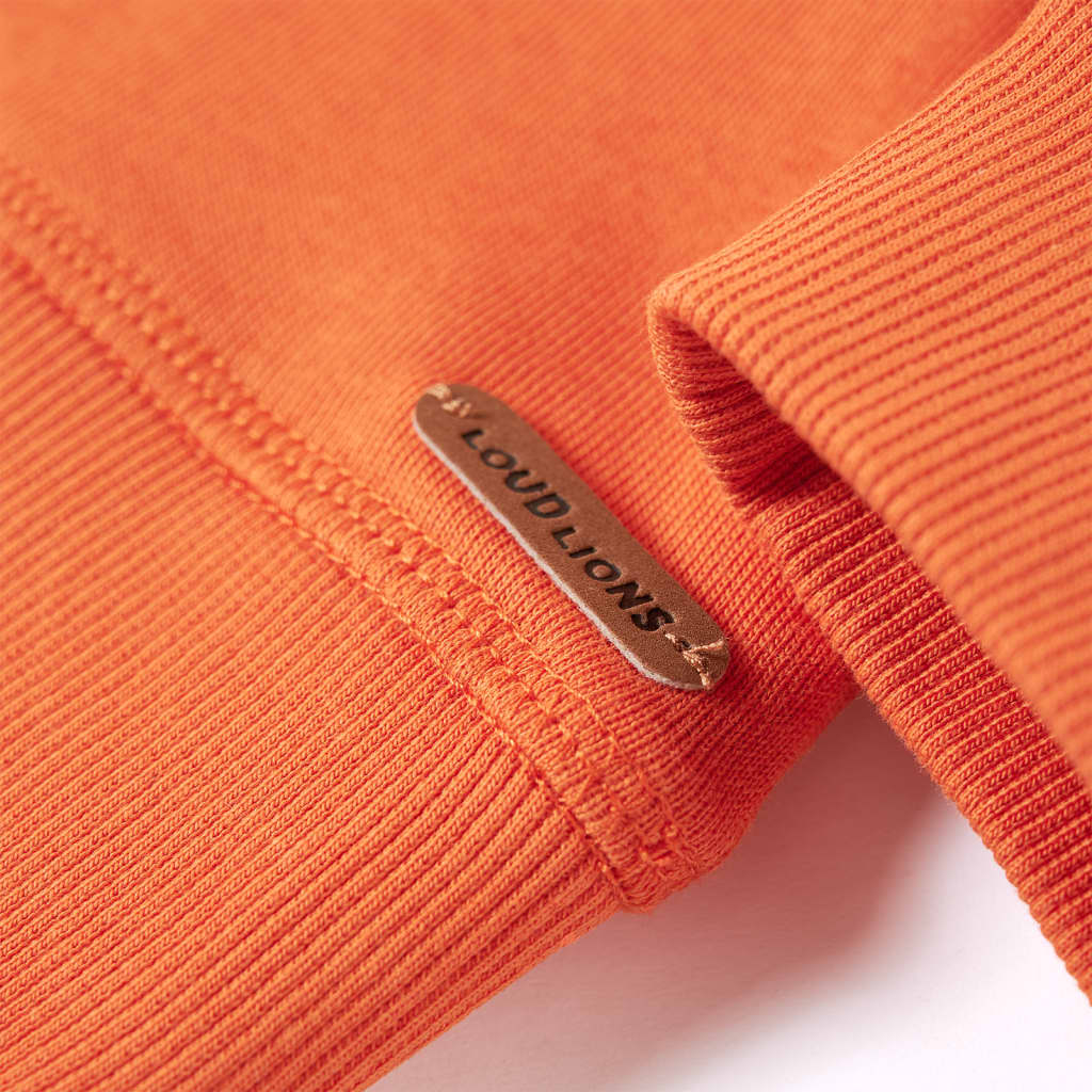 Sweat-shirt enfant orange foncé 104