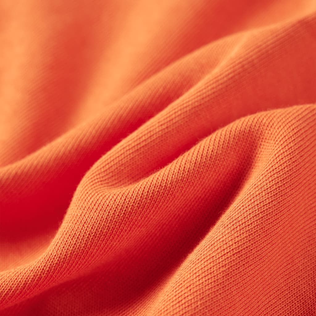 Sweat-shirt enfant orange foncé 116