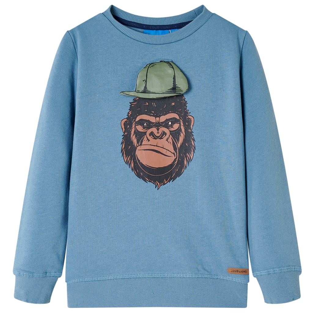 Kids' Sweatshirt Mid-Blue 128