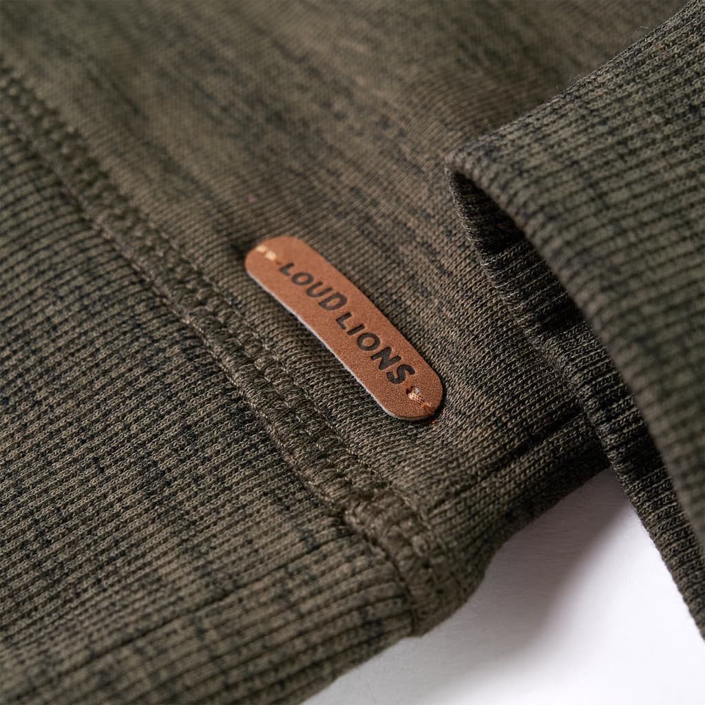 Children's Sweatshirt Dark Khaki Melange 116