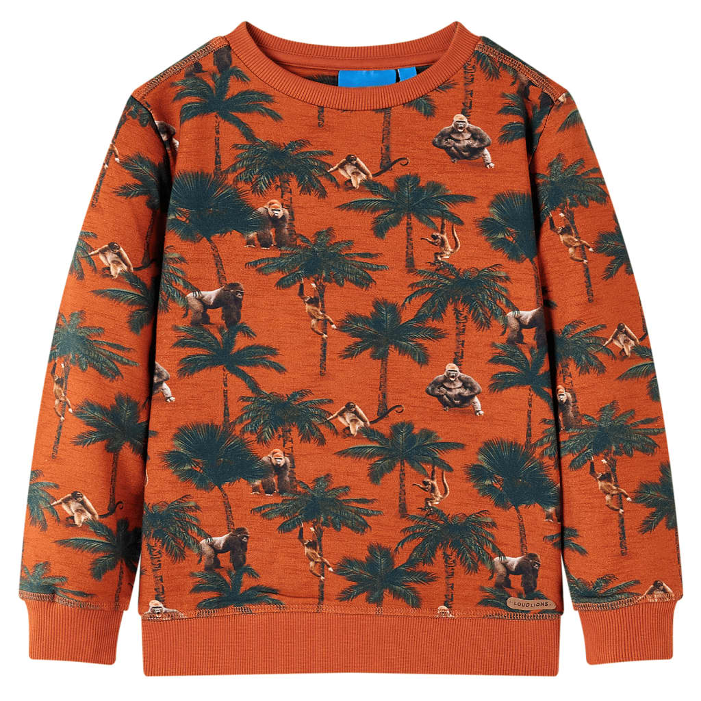 Kids' Sweatshirt Light Rust Brown 116