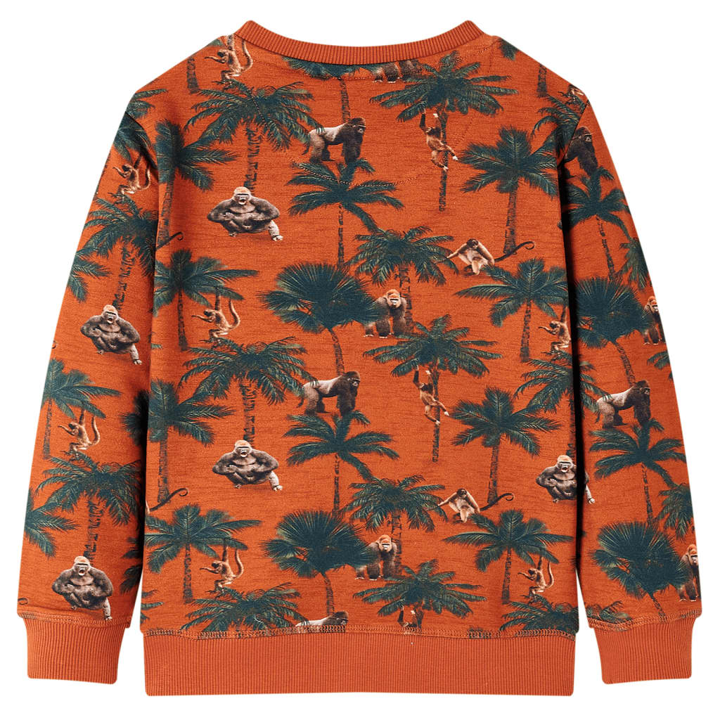 Kids' Sweatshirt Light Rust Brown 116