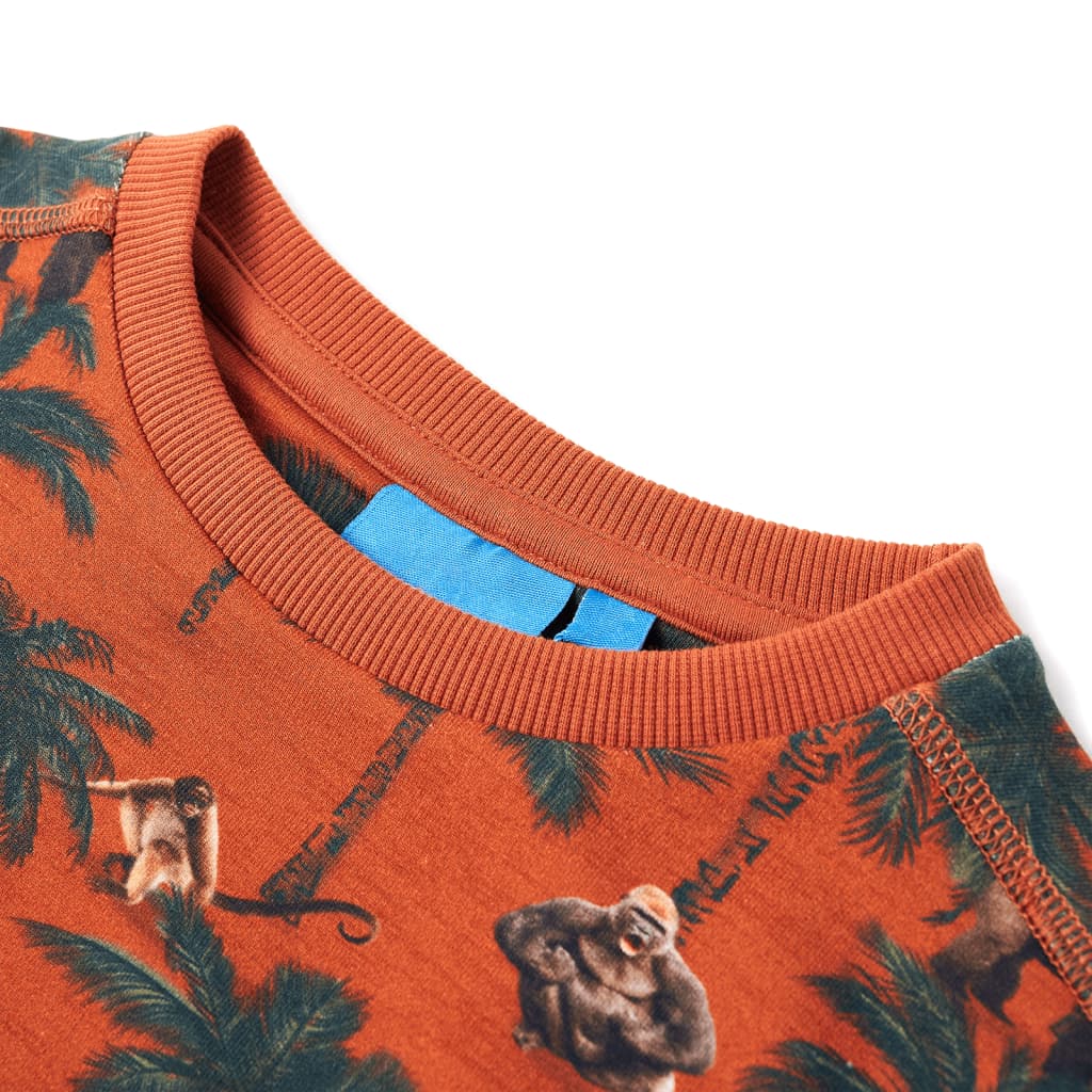 Kids' Sweatshirt Light Rust Brown 116