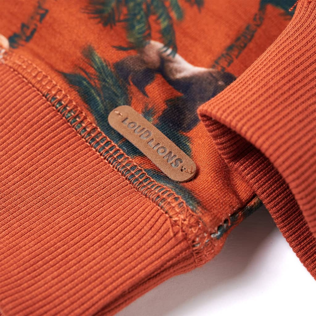 Kids' Sweatshirt Light Rust Brown 140