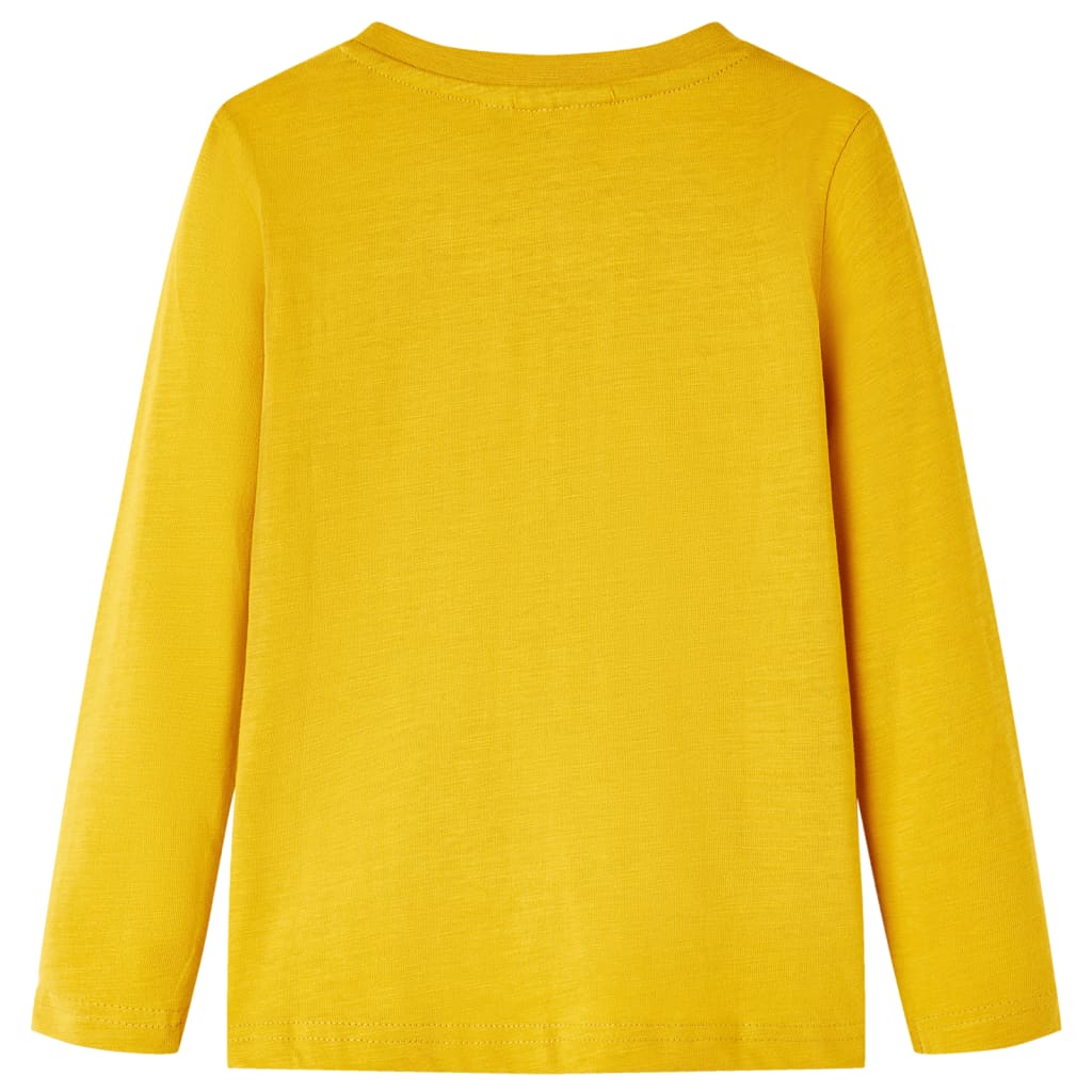 Children's Long-Sleeved Shirt Ochre 116