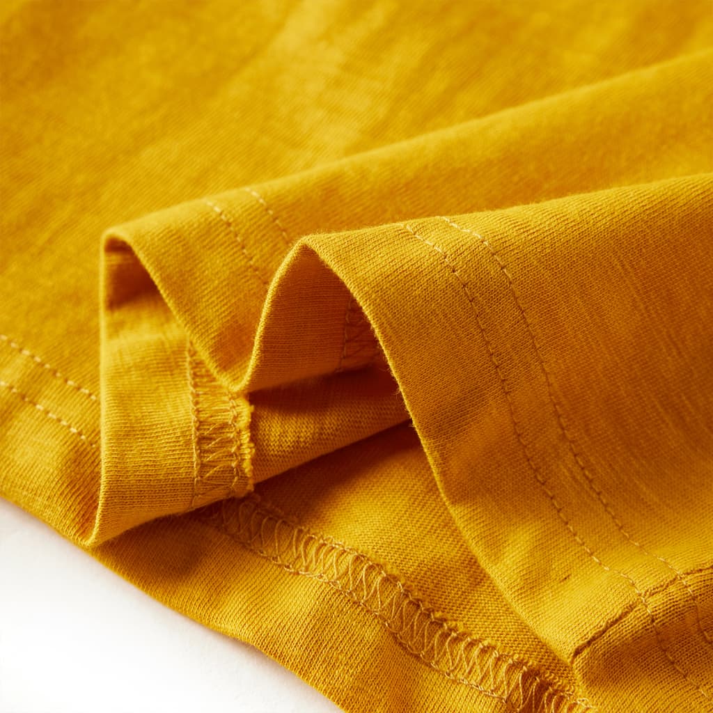 Children's Long-Sleeved Shirt Ochre 116