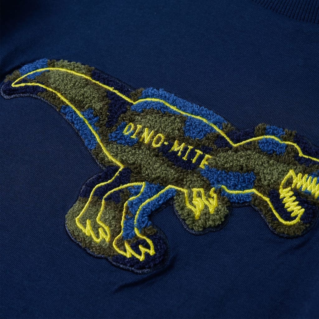 Kids' Long-Sleeve Shirt Navy Blue 116