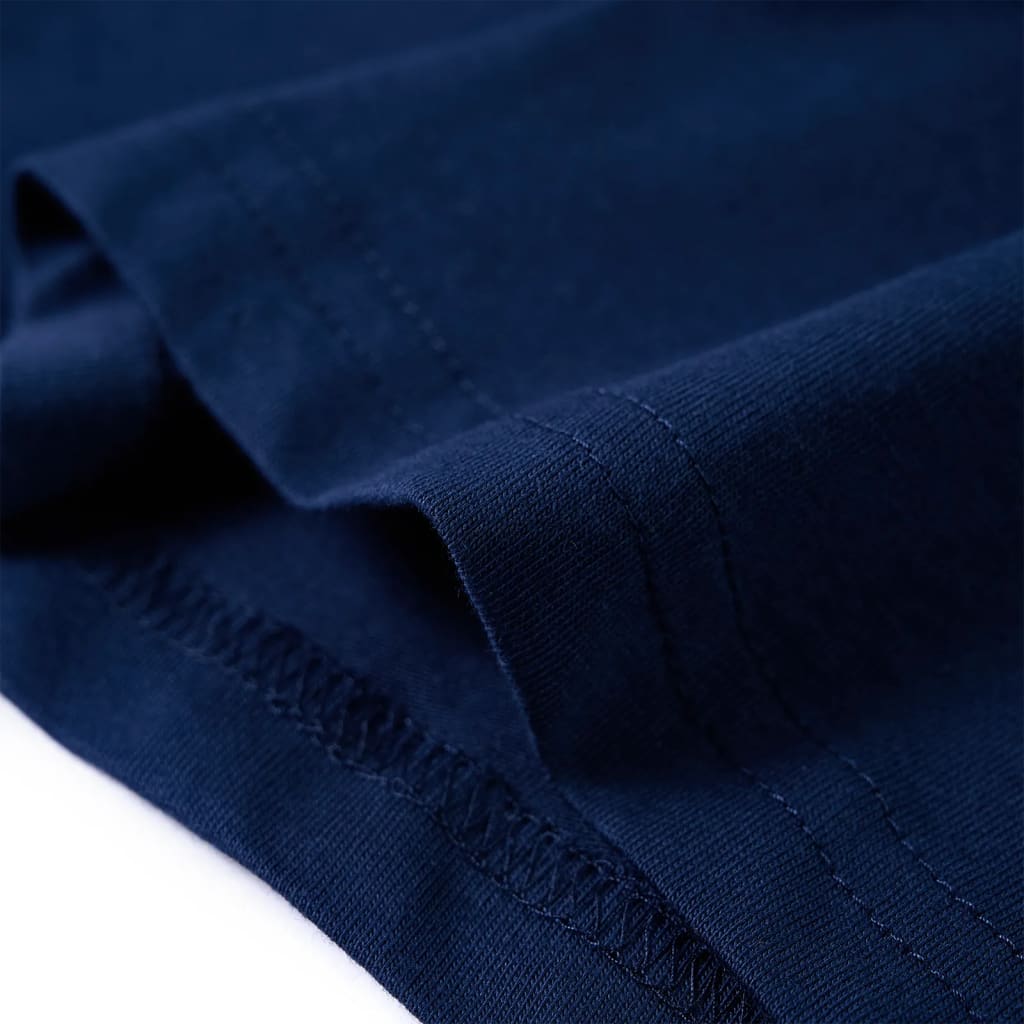 Kids' Long-Sleeved Shirt Navy Blue 128