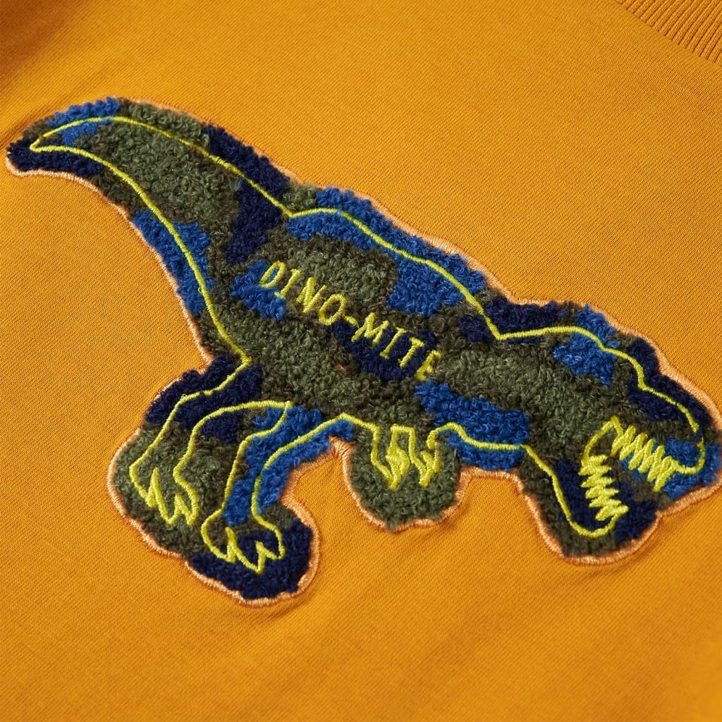 Kids' Long-Sleeve Shirt Ochre 104