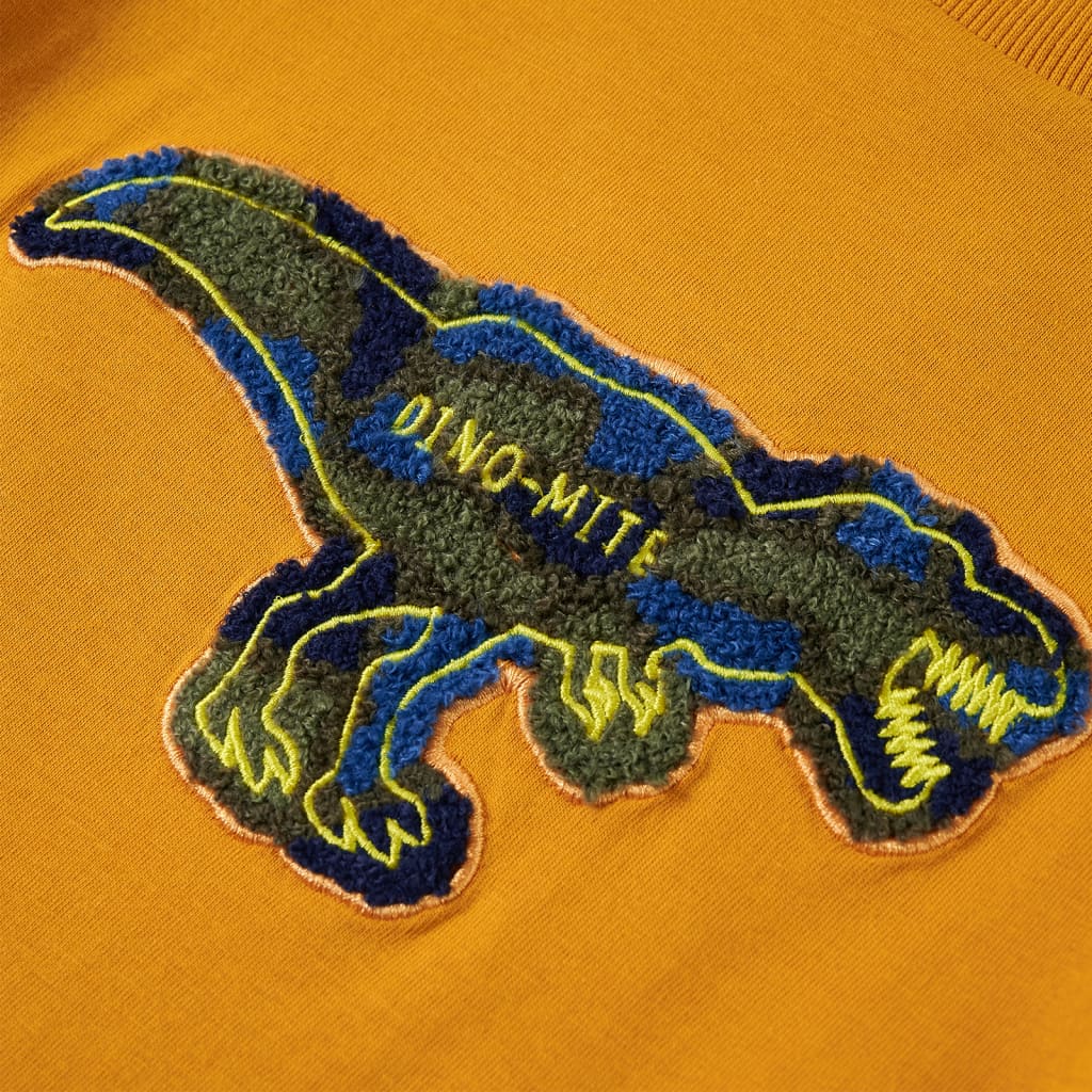 Kids' Long-Sleeve Shirt Ochre 128