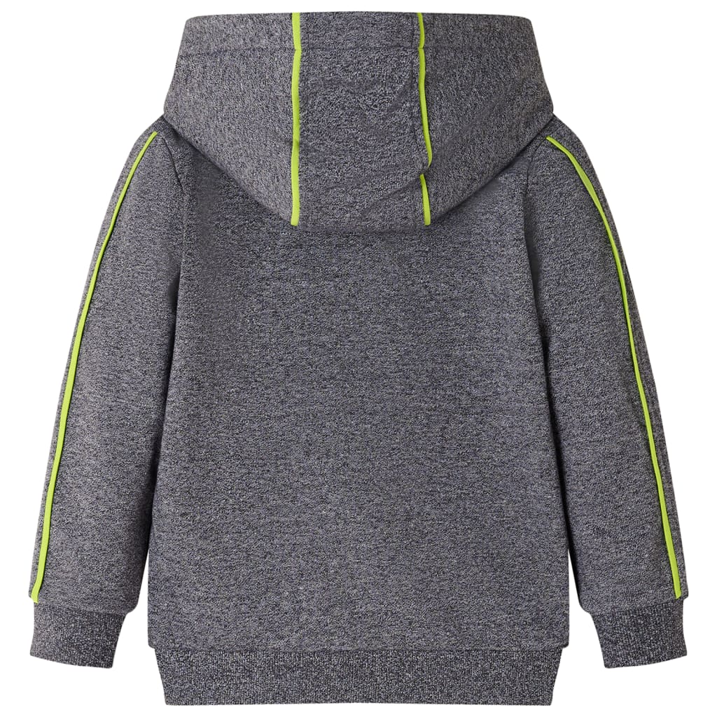 Kids' Zip-Up Hoodie Grey Marl 92