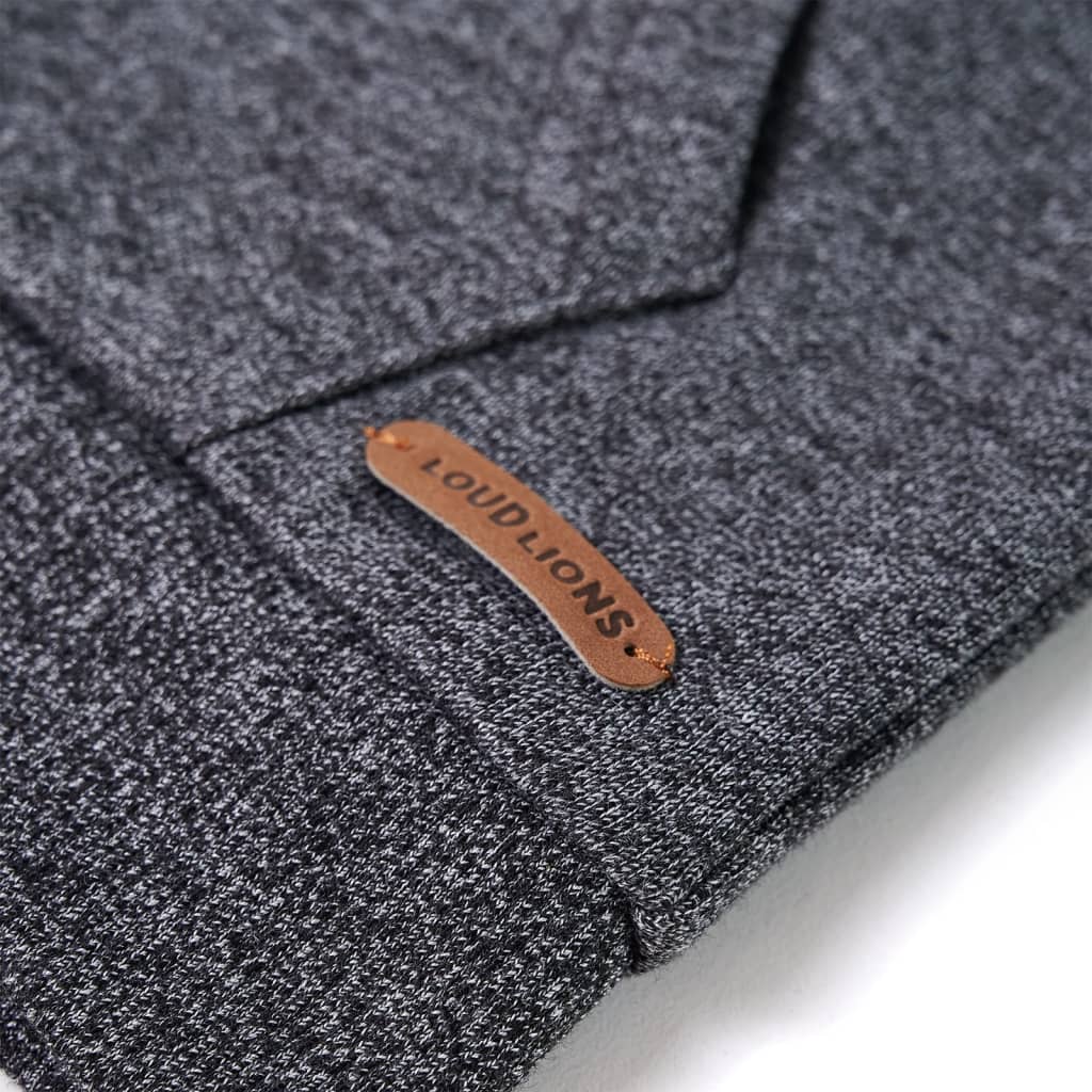 Kids' Zip-Up Hoodie Grey Marl 92