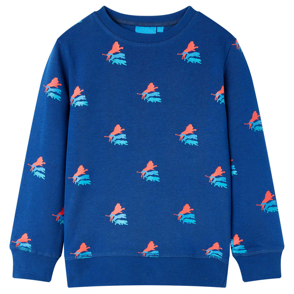 Sweat-shirt enfant bleu foncé 116