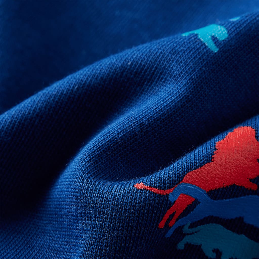 Sweat-shirt enfant bleu foncé 128