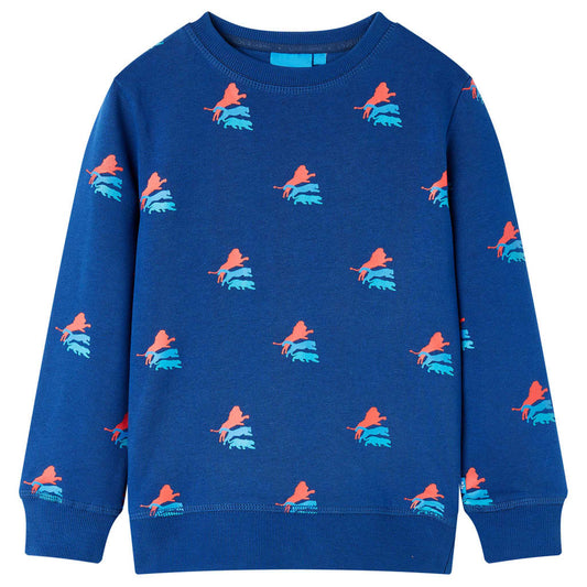 Kinder-Sweatshirt Dunkelblau 140