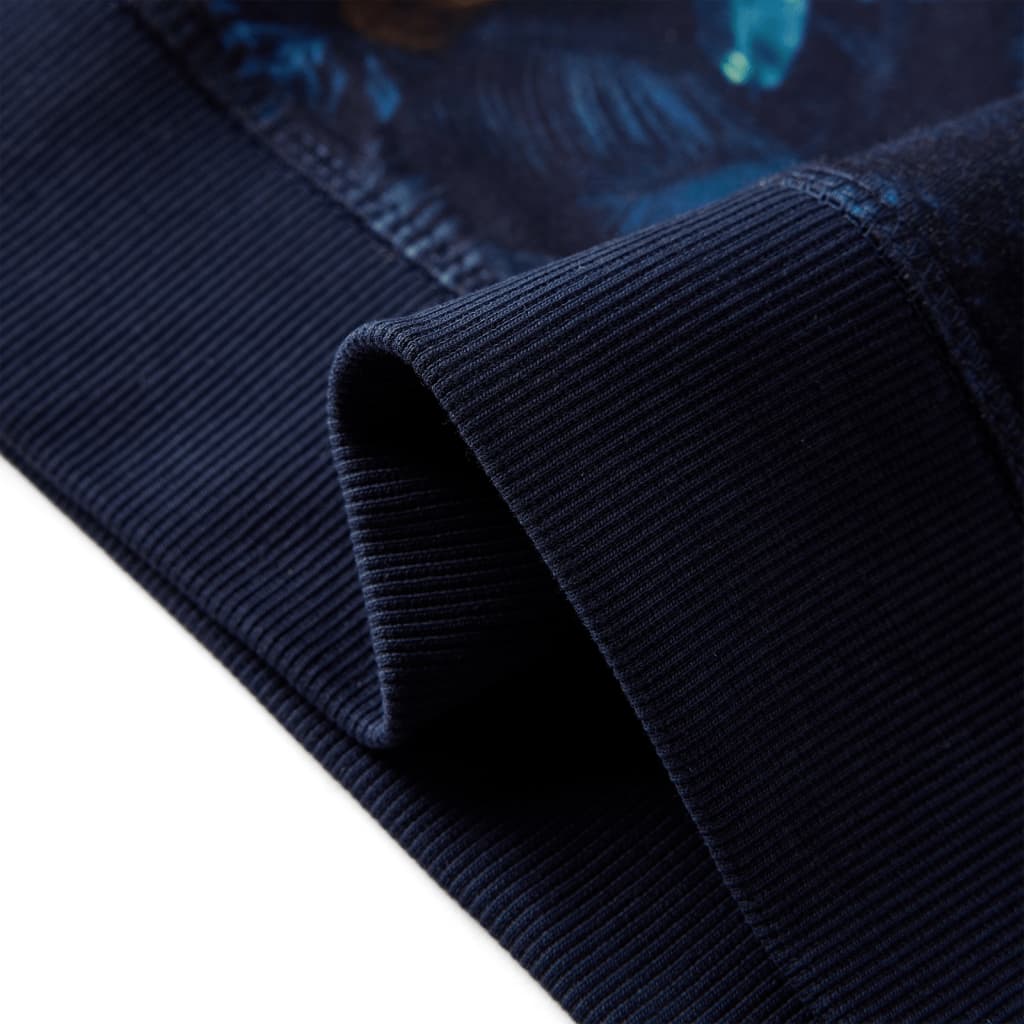 Sweatshirt enfant bleu marine 116