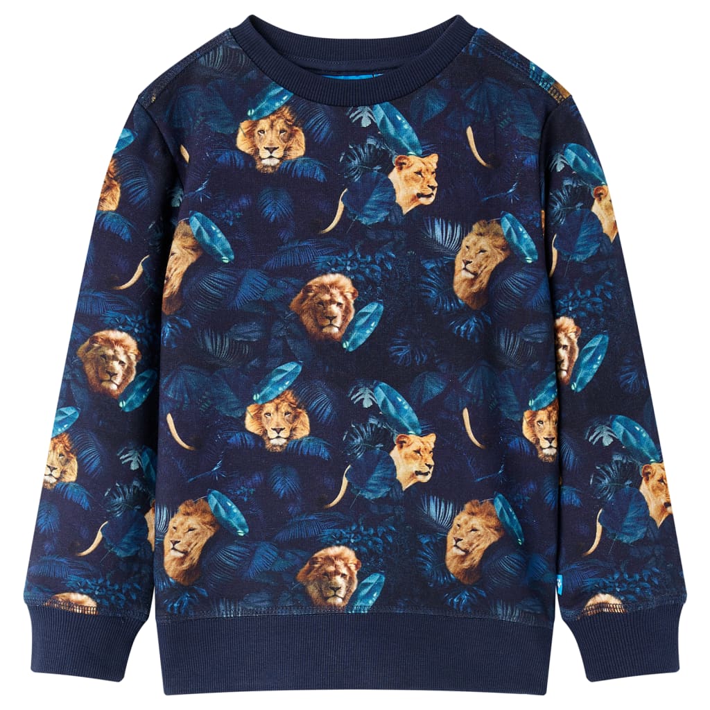 Sweatshirt enfant bleu marine 128