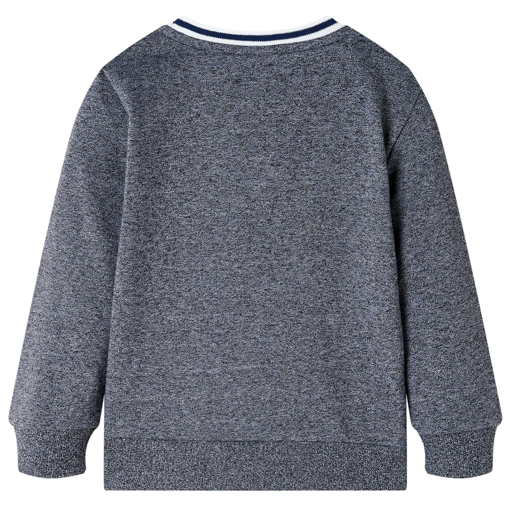 Sweatshirt enfant Marine chiné 104