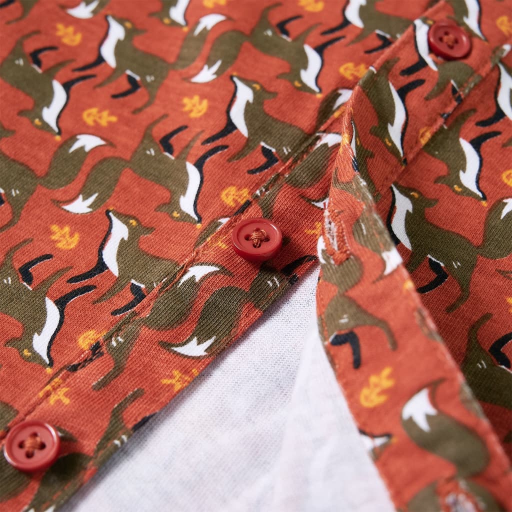 Kids' Shirt Rust Brown 92