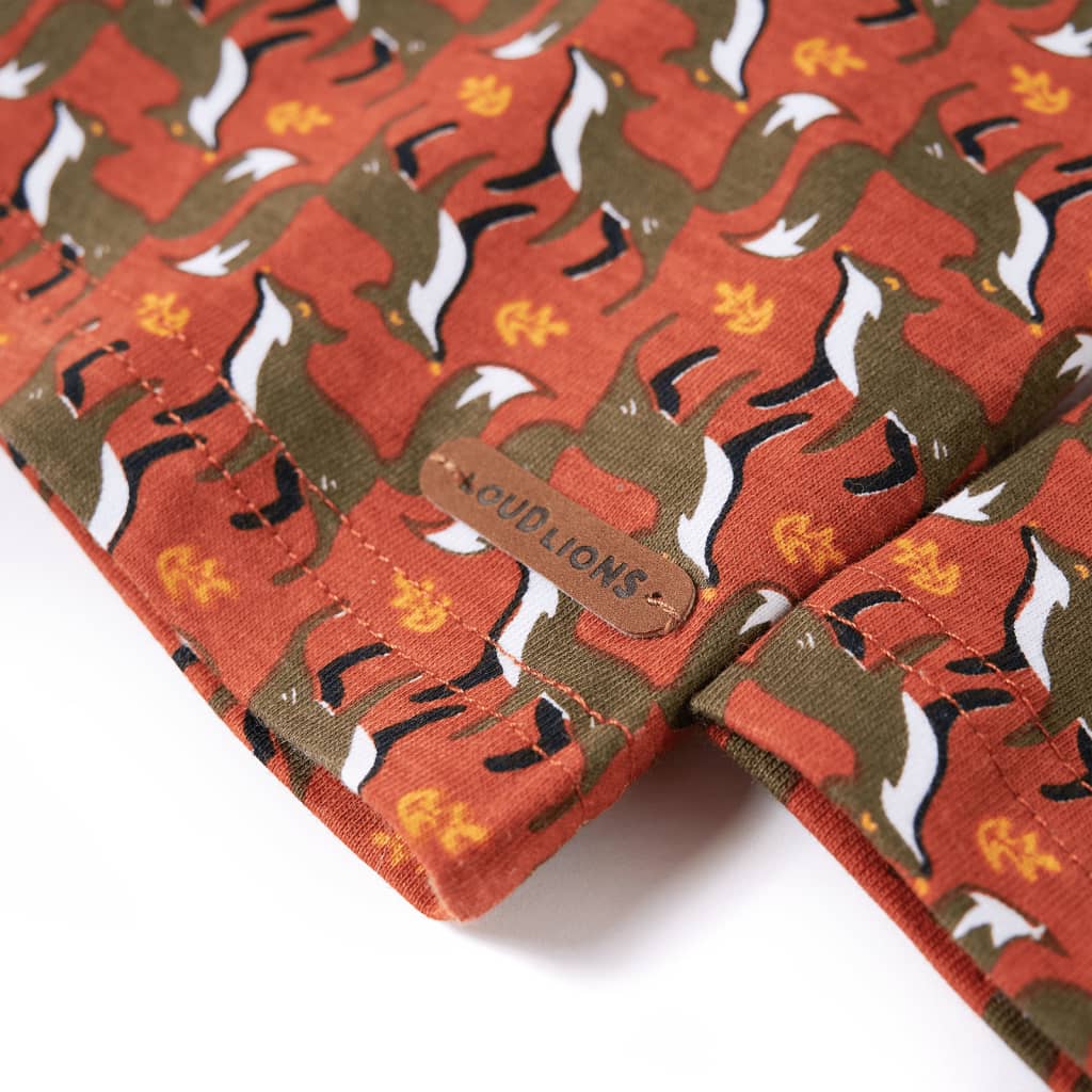 Kids' Shirt Rust Brown 128